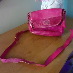 Pink fossil bag